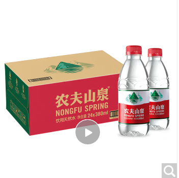 饮用天然水380ml 1*24瓶